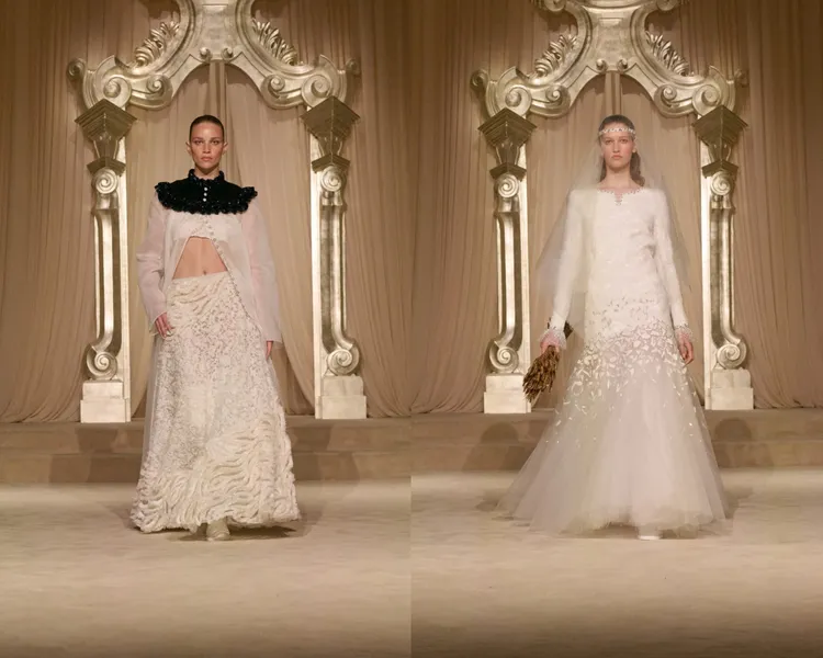 香奈兒2025/26秋冬高級訂製服系列。品牌提供