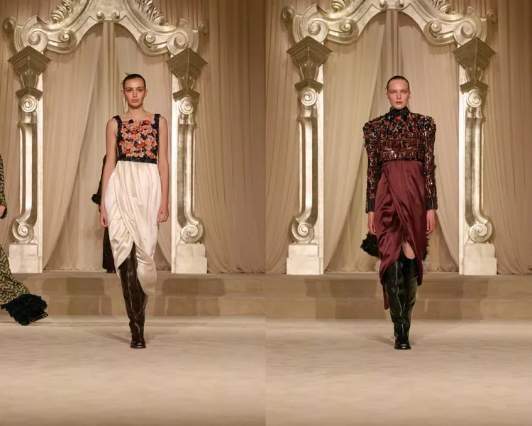 香奈兒2025/26秋冬高級訂製服系列。品牌提供