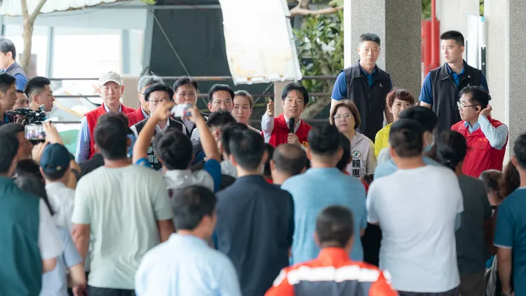 賴清德強調，強調，市府及區公所會協助大家重建家園，中央也會給予協助。總統府提供