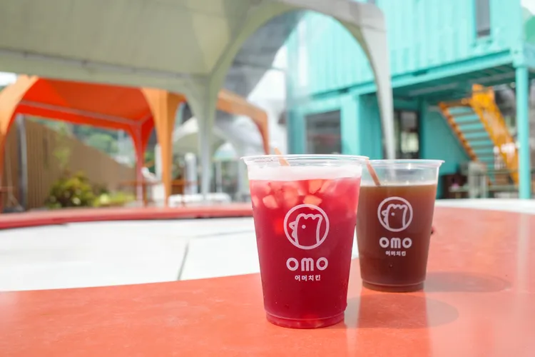 近期園區內進駐韓系飲品OMO。萌萌森林物語提供