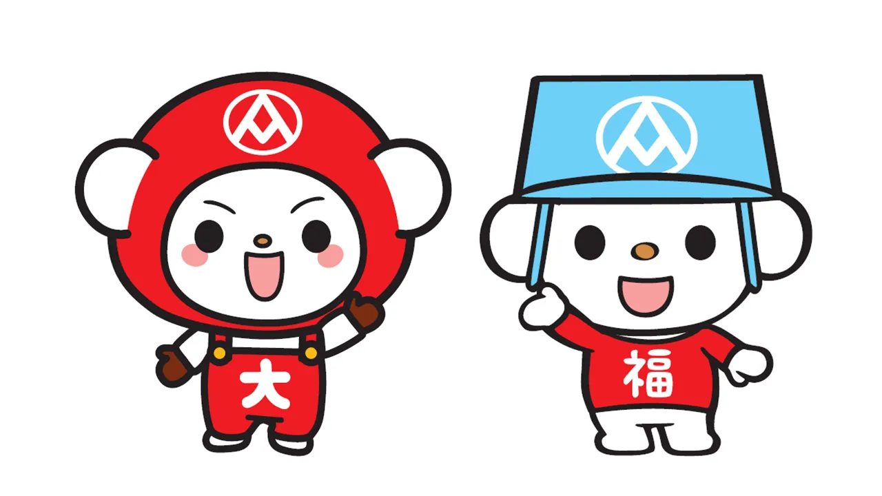 原大润发吉祥物「发仔」(左),将以全新形象变身「大全熊」。全联提供