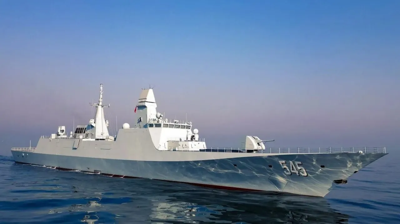 中国漯河舰。翻摄解放军网