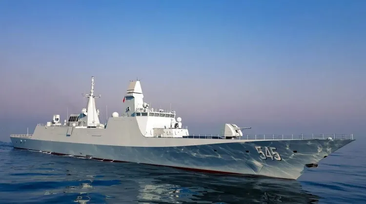 中國漯河艦。翻攝解放軍網