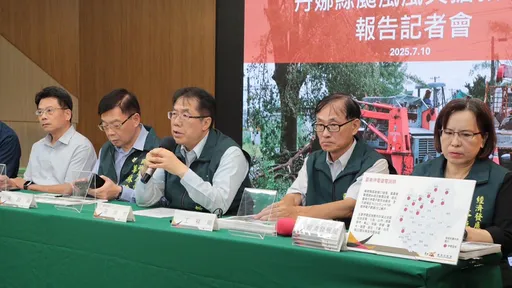 颱風丹娜絲釀台南積淹水37公頃 黃偉哲:顯示防洪建設有成效