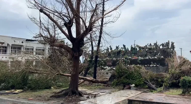 西寮里災情慘重，七股區其他地方也有類似情形。莊曜聰攝