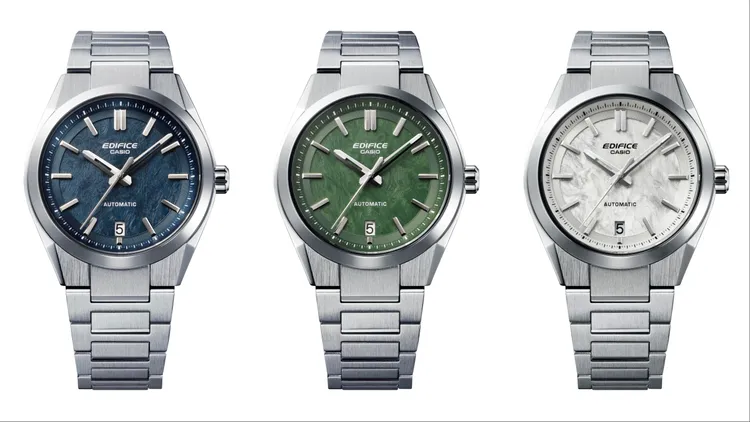 CASIO EDIFICE賽車系列EFK-100D，各1萬元。品牌提供