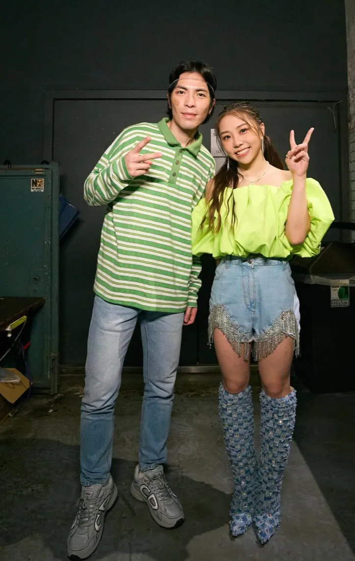 蕭敬騰與艾薇合作多年。翻攝艾薇IG