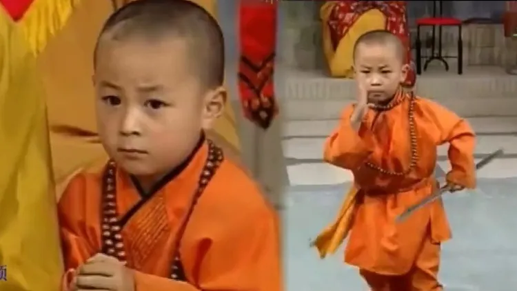 釋小龍隨團訪問台灣，在節目上秀身手。翻攝蓋世英雄玉椒龍微博