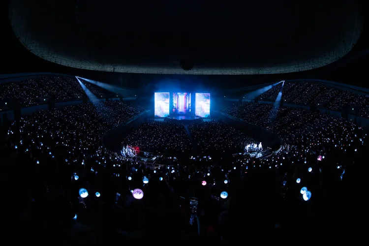 HOSHI、WOOZI吸引近萬名粉絲捧場。D-SHOW提供