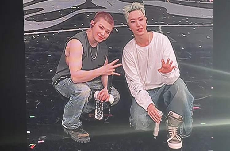 WOOZI（左）、HOSHI最後帶來多首SEVENTEEN的歌曲。讀者提供