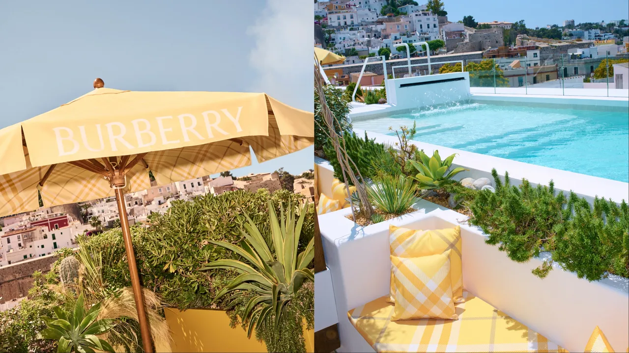Burberry限時接管位於西班牙伊比薩的The Standard酒店。品牌提供