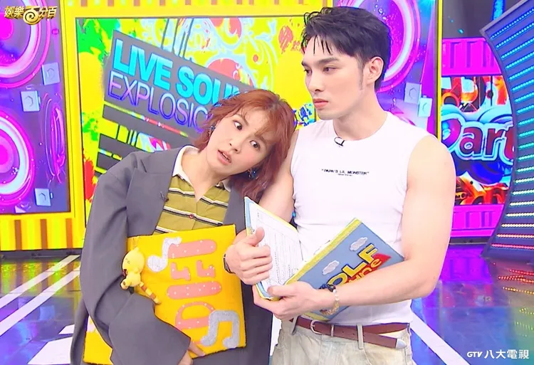 曾沛慈、黃偉晉。八大電視提供