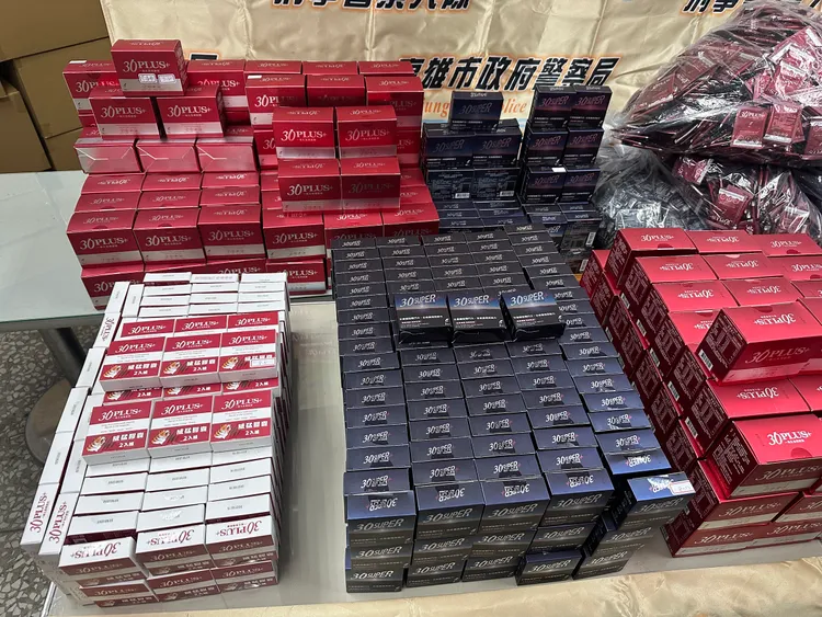 檢警扣案之壯陽偽藥。橋檢提供