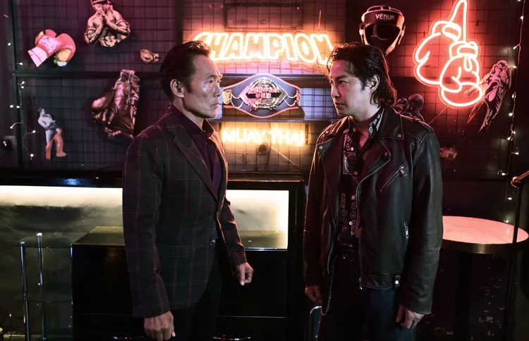 譚耀文和鄭浩南合作《拼命三郎》。華映提供