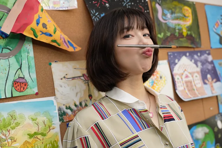 蔡祥展現童趣一面、很愛動物。彭欣偉攝影