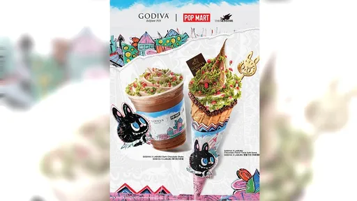 LABUBU來了!GODIVA聯名雪糕可愛爆擊 8月還要親臨台灣