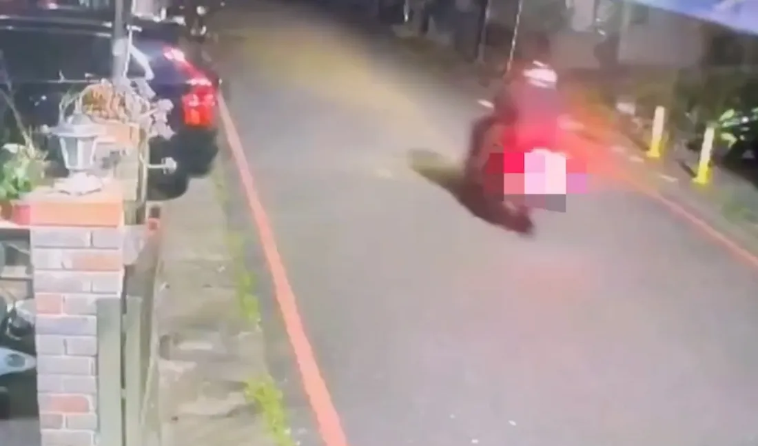 刘男换骑车逃往宜兰。警方提供