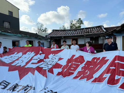 丹娜絲重創台南!賴惠員曝「善心人士豪捐51件帆布」助災民