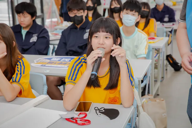 現場有獎徵答方式讓學生學習到許多反毒知識。新竹市提供