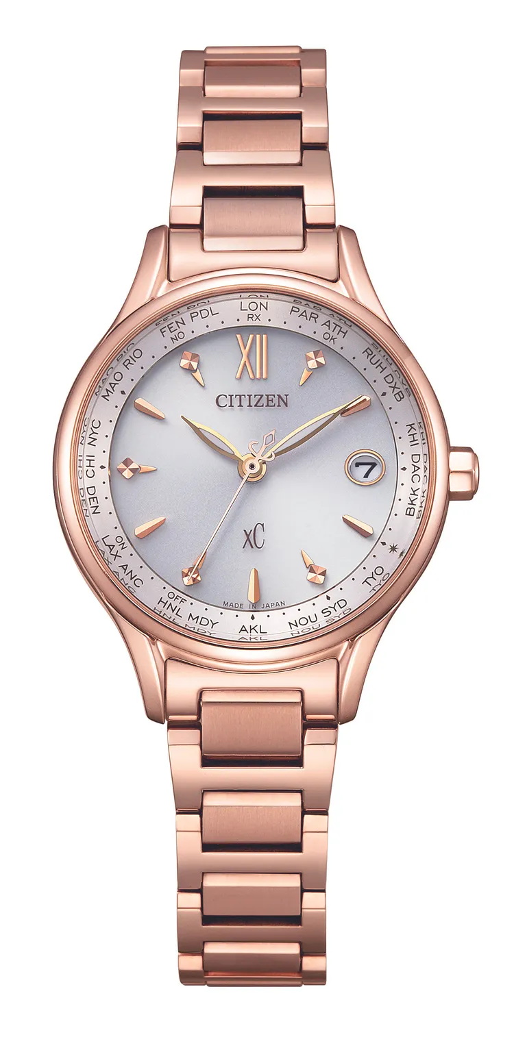 CITIZEN台灣限定光動能全球電波時計錶款EC1192-58A，2萬9900元。品牌提供