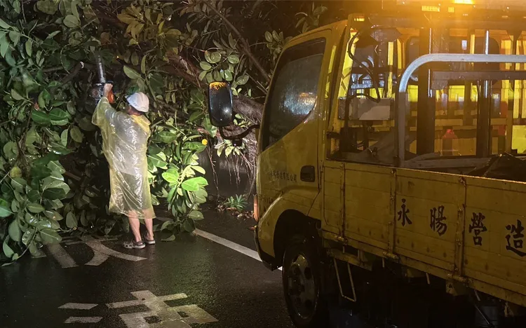 竹市府團隊整備待命、全力防災。新竹市府提供