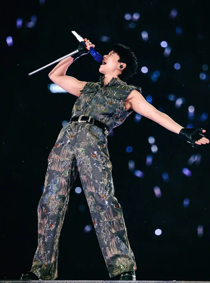 中國歌手張杰在北京鳥巢開12場演唱會。翻攝張杰微博