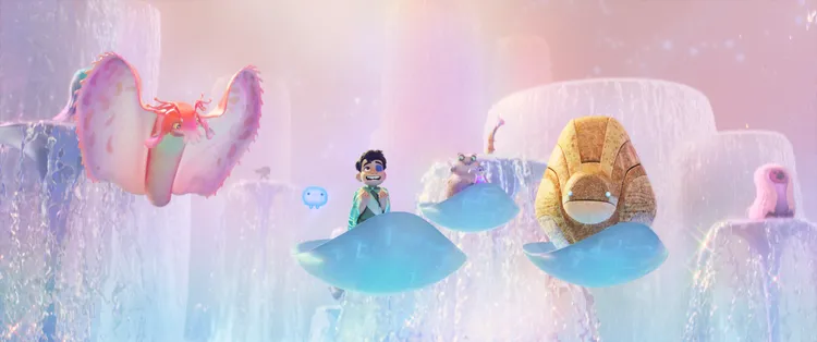 《地球特派員》建構了熱鬧且充滿想像力的「共宇宙」。迪士尼提供