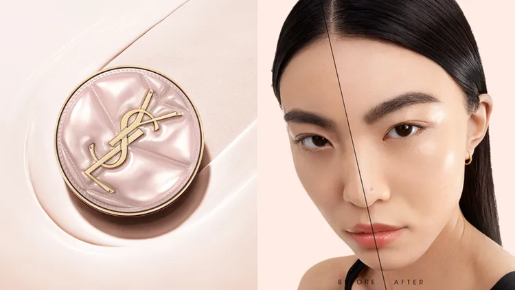 YSL超模光感精華水氣墊雲朵皮革版，3180元。品牌提供