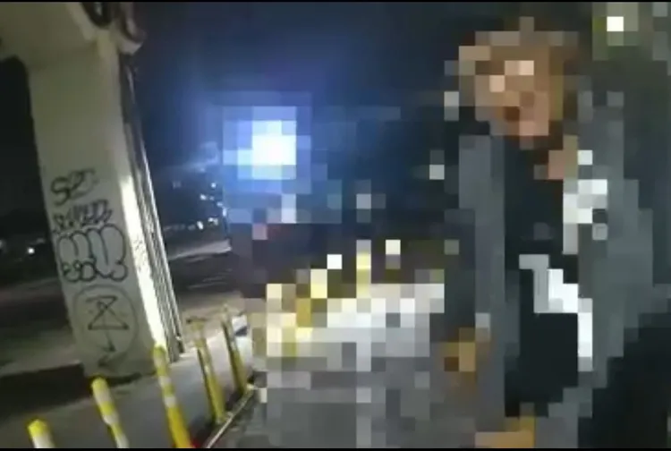 警方逮到居無定所的劉男，他造成的損失光維修就要花上50多萬元。翻攝照片