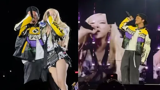 BLACKPINK洛杉磯嗨爆 火星人布魯諾助陣ROSÉ《APT.》玩抱抱