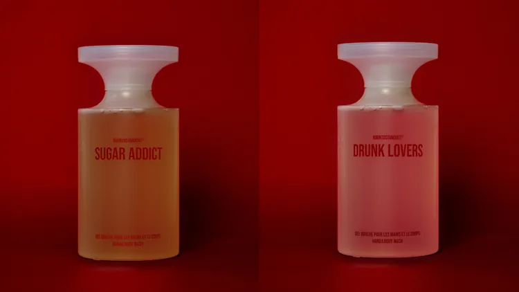 BORNTOSTANDOUT甜秘密/醉後一任潔膚露，各350ml／1780元。品牌提供