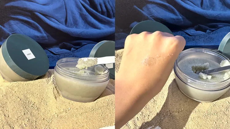 AHRES身體去角質（清爽），210g／1480元。張家玲攝