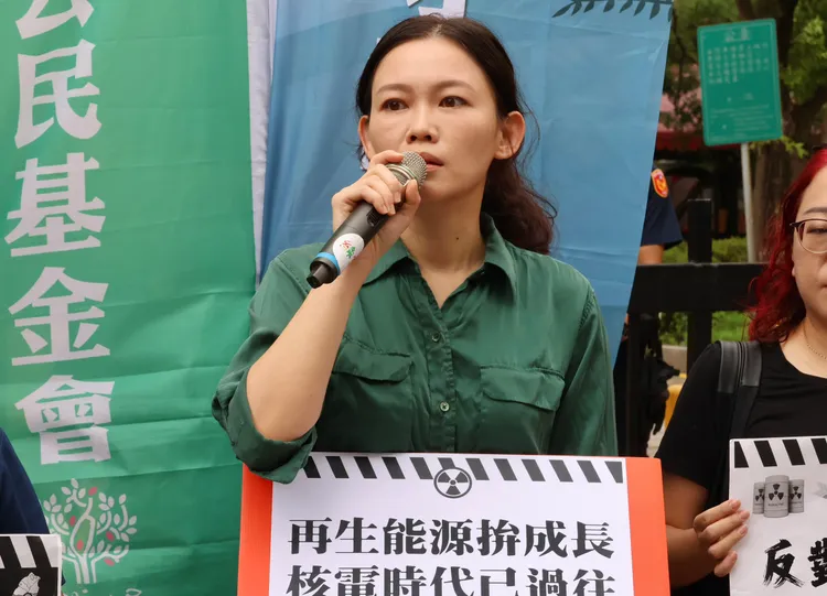 台灣基進秘書長吳欣岱。莊宗達攝