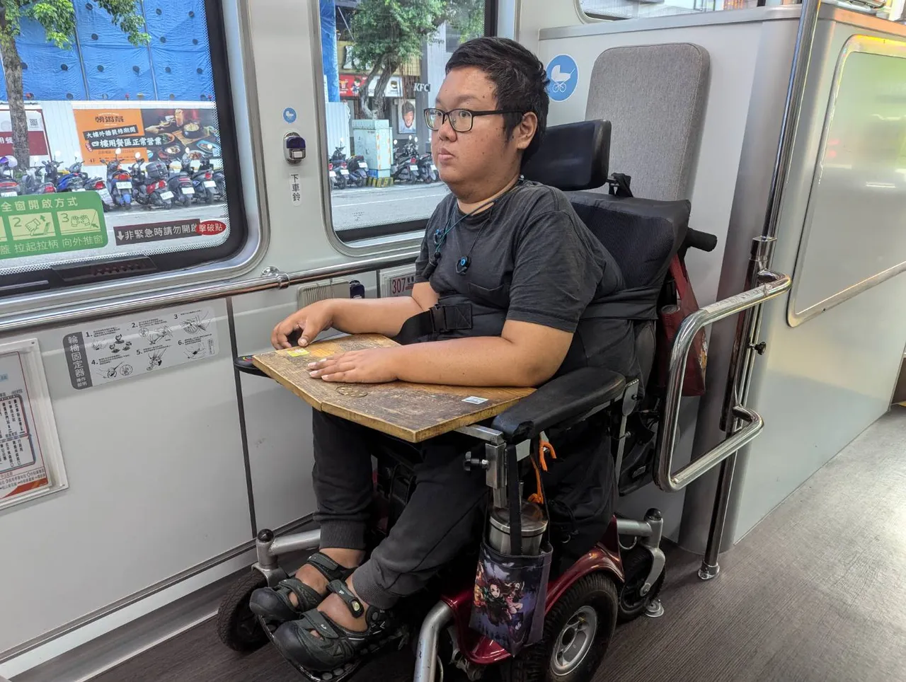 刘于济无奈指出,中央没禁、地方却删,身障者权益被搁置。刘于济提供