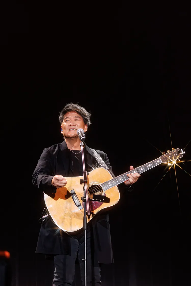 周華健好聲音讓歌迷聽得陶醉。滾石提供