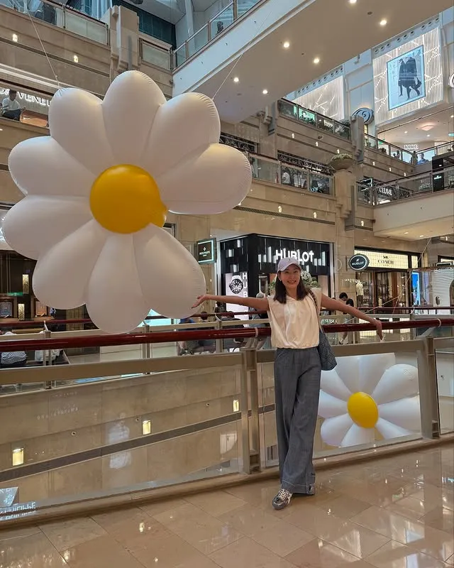 賈永婕笑說把台北101變成GD樂園了。翻攝賈永婕IG