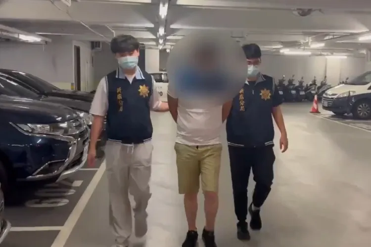 洪嫌騎機車繞行了約16公里，最後逃不到一小時，在萬華街頭被逮。翻攝畫面