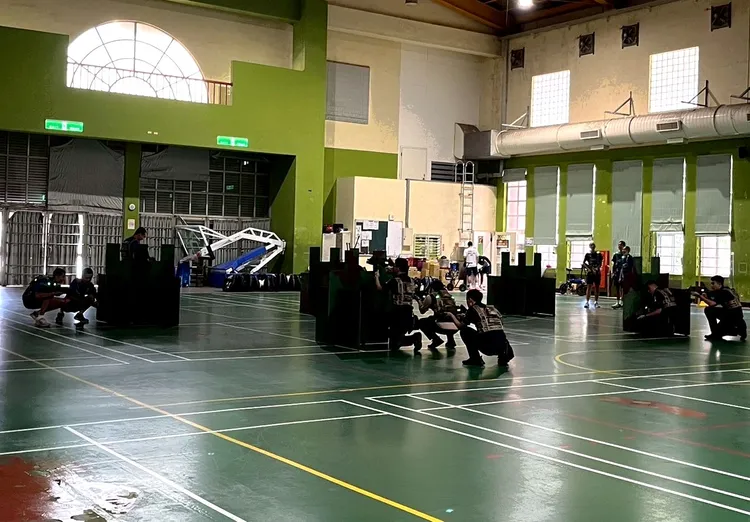 現場活動。蘆竹警分局提供