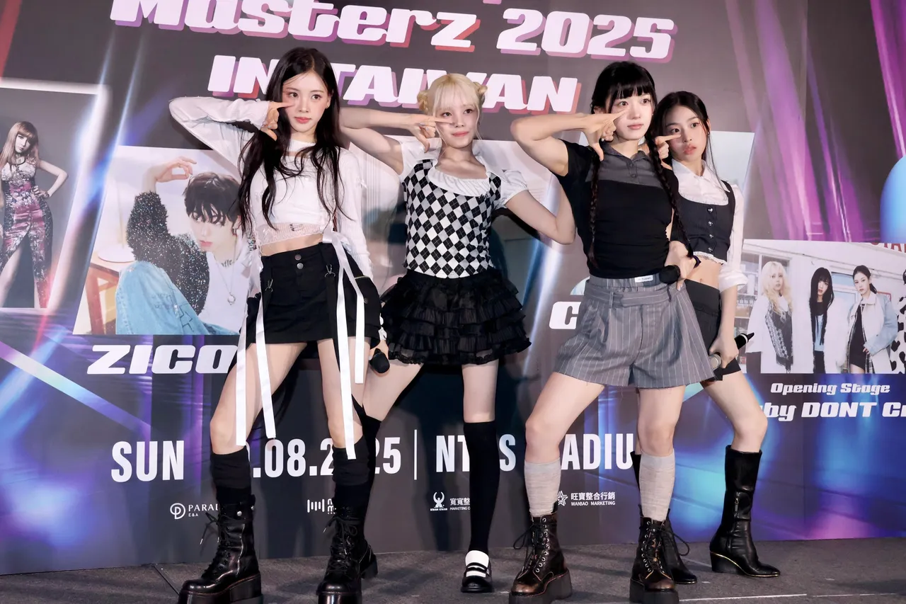 Baby DONT Cry现场大跳出道曲《F Girl》,台风十分稳健,看不出才出道1个月。庄宗达摄