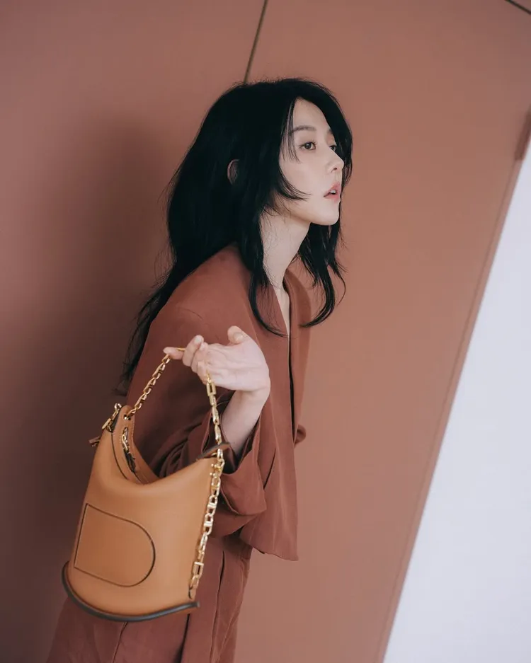 邵雨薇拎上茶色Pin Twist手袋。翻攝邵雨薇IG