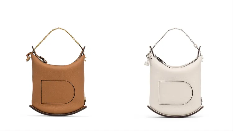 Delvaux Pin Twist手袋，各11萬9500元。品牌提供