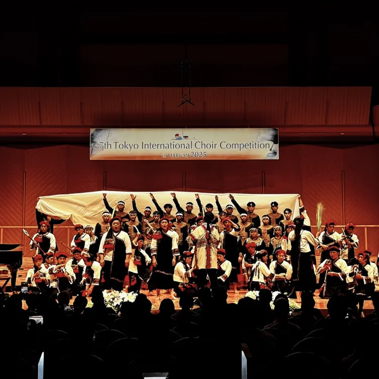 此次世界合唱大賽比賽畫面。清景麟提供