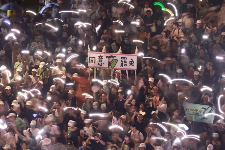 25個罷免案全遭否決，罷免方士氣低迷。彭欣偉攝