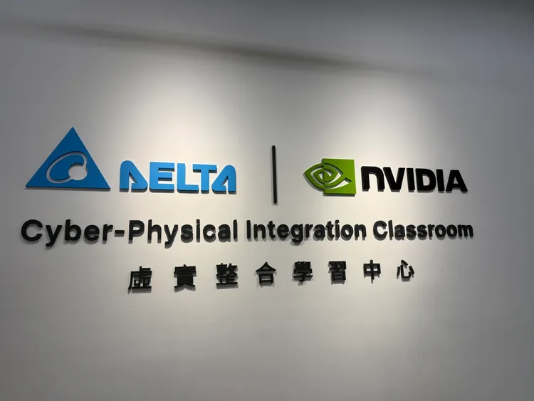 台達NVIDIA虛實整合學習中心。呂承哲攝