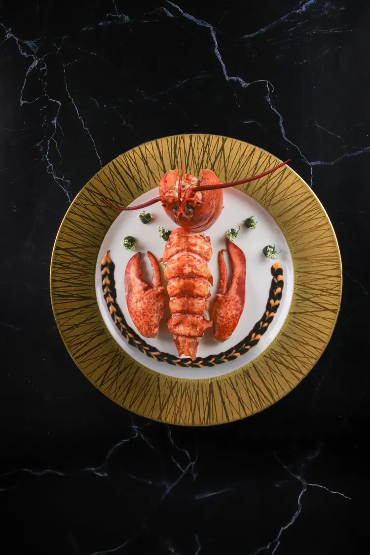 巴賽麗廳法國季限定「波士頓龍蝦沙拉」。業者提供