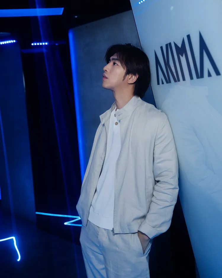 陳柏霖昨日出席AKIMIA活動。品牌提供
