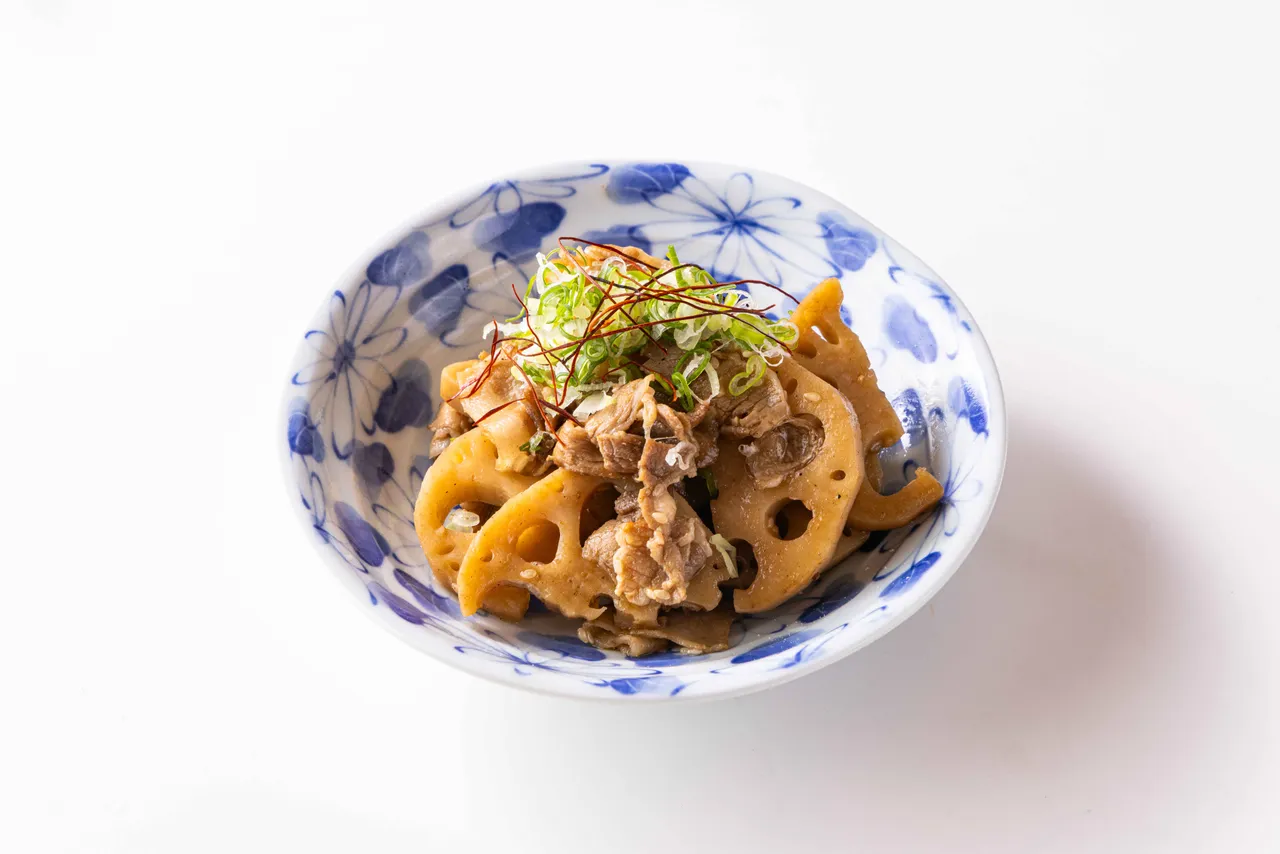 猪肉莲藕金平炒。业者提供