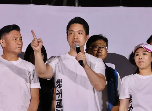 蔣萬安現身藍營選前之夜:投不同意教訓賴清德