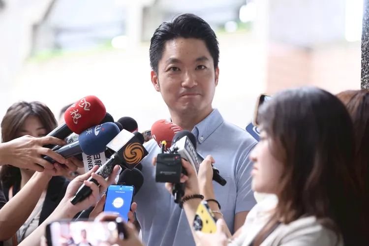 面對媒體追問開票後是否現身，蔣萬安回應：「目前都還在規劃」。彭欣偉攝