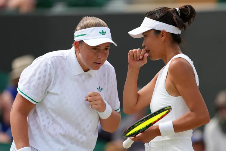 謝淑薇打進溫網女雙4強。  美聯社